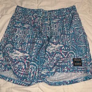 WORN ONCE swim trunks